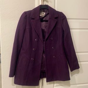 Gorgeous Warm Purple Peacoat